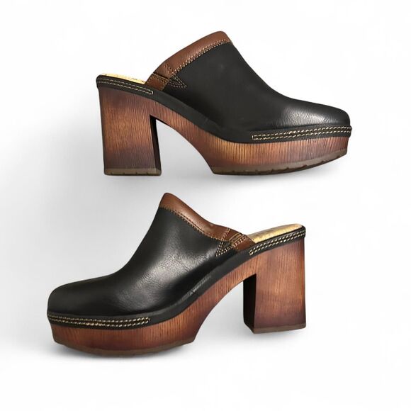 Unbranded Women's Black and Brown Clogs - Picture 4 of 7